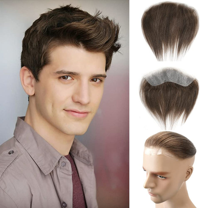 Lordhair Toupet Herren,100% Europäisches Echthaar Herren Toupet Echthaar,V-LOOP Skin Toupet Herren,T