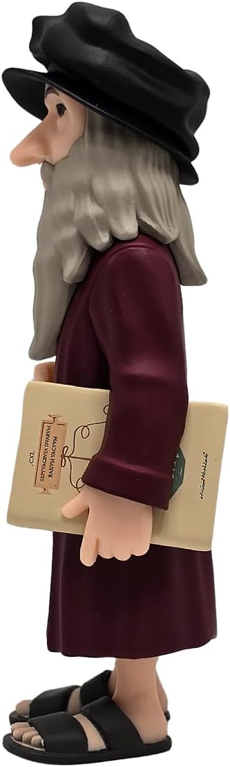 MINIX Leonardo da Vincci Figur, Sammlerstück, 12 cm, Geschenkidee für Kinder und Erwachsene, Fans de