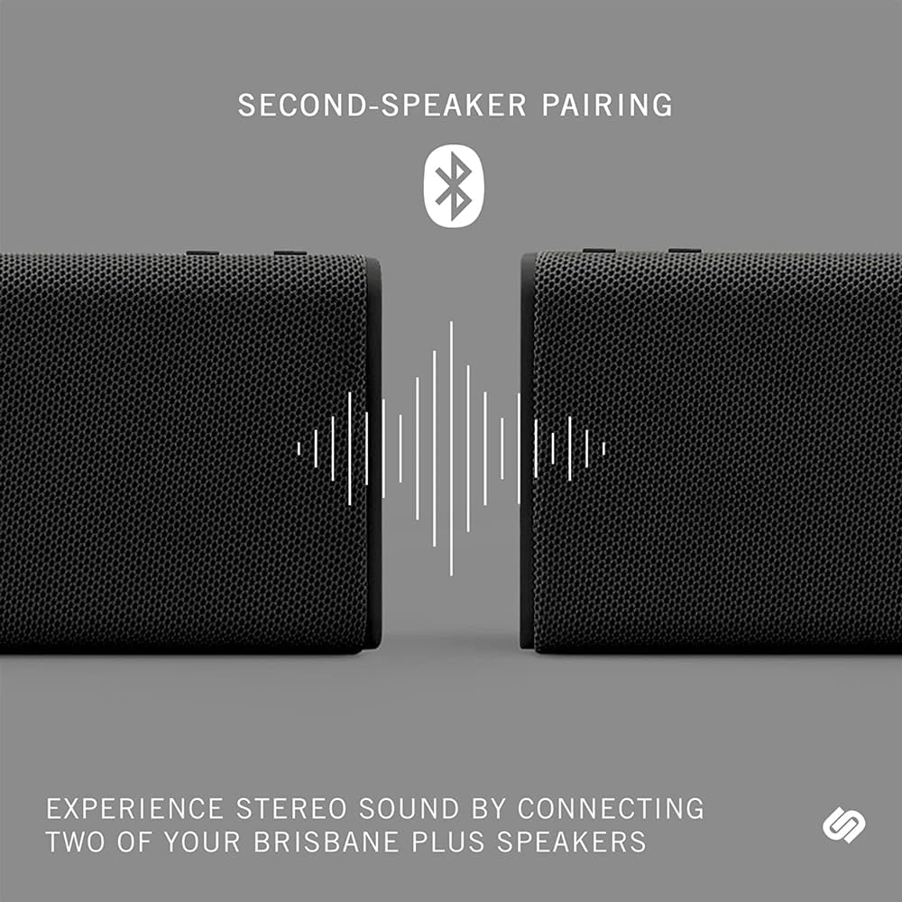 Urbanista Brisbane Plus Bluetooth 5.3 Lautsprecher, tragbarer kabelloser Lautsprecher mit Systemkopp