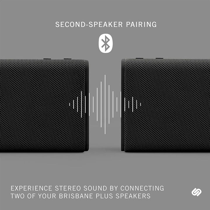 Urbanista Brisbane Plus Bluetooth 5.3 Lautsprecher, tragbarer kabelloser Lautsprecher mit Systemkopp