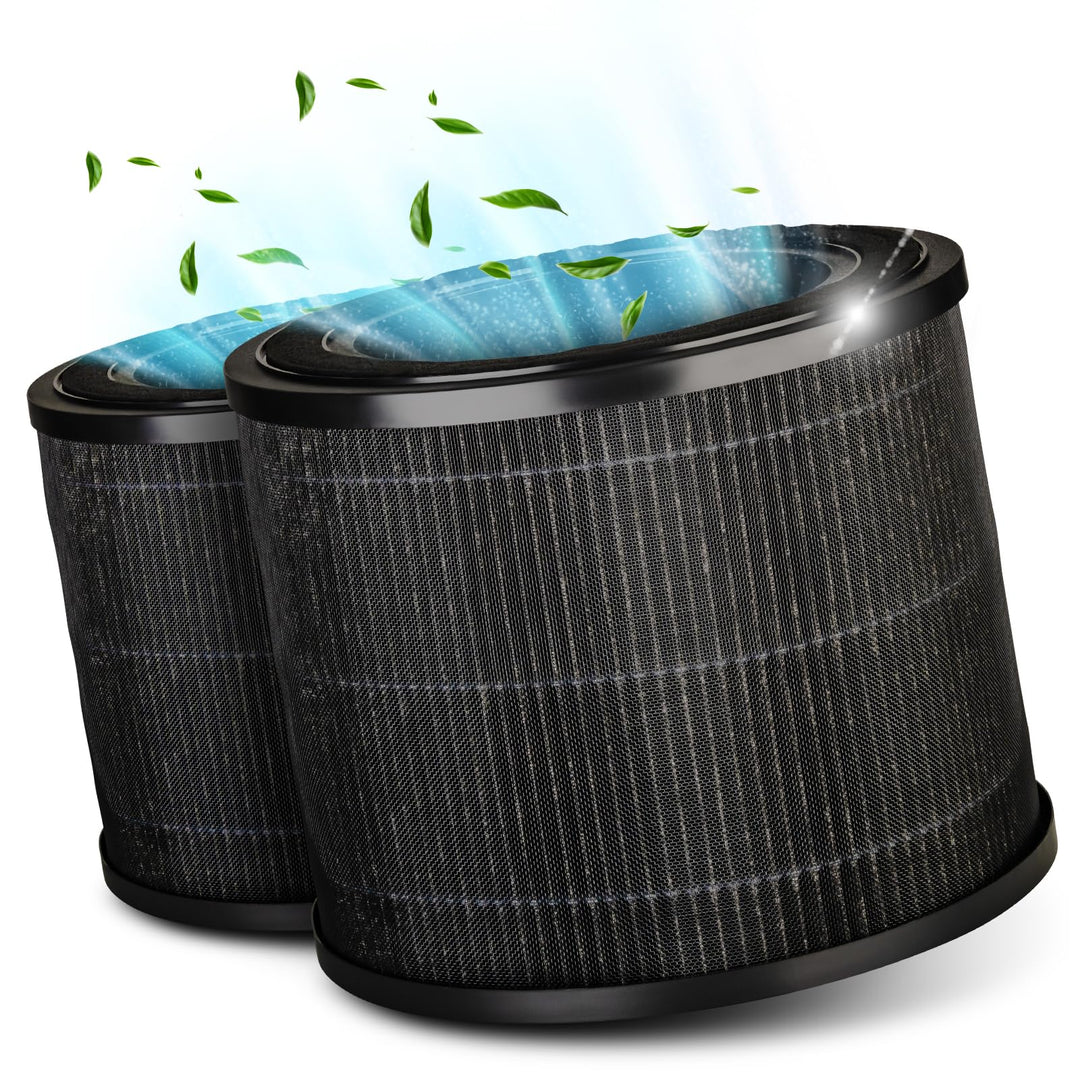 Grundig Luftreiniger Allergiker Air Purifier - Extra leise - Hepa Filter mit Premium AKTIVKOHLEFILTE