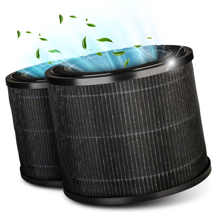Grundig Luftreiniger Allergiker Air Purifier - Extra leise - Hepa Filter mit Premium AKTIVKOHLEFILTE
