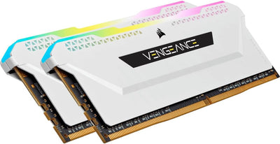 Corsair VENGEANCE RGB PRO SL 32GB (2x16GB) DDR4 3600 (PC4-28800) C18 1.35V Desktop Memory - Weiss 2