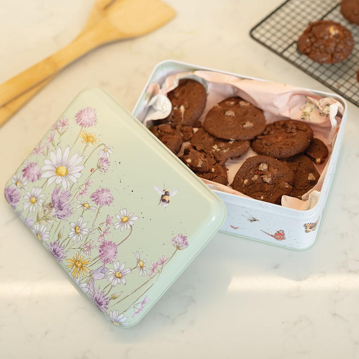 Wrendale Dose rechteckig Bee & Butterfly - 22cm