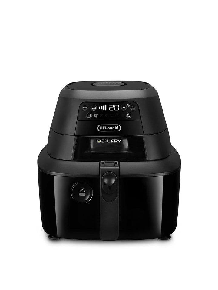 De'Longhi FH2184.BK IDEALFRY Luftfritteuse, Kapazität 1,25 kg, digitales Bedienfeld, 5 voreingestell