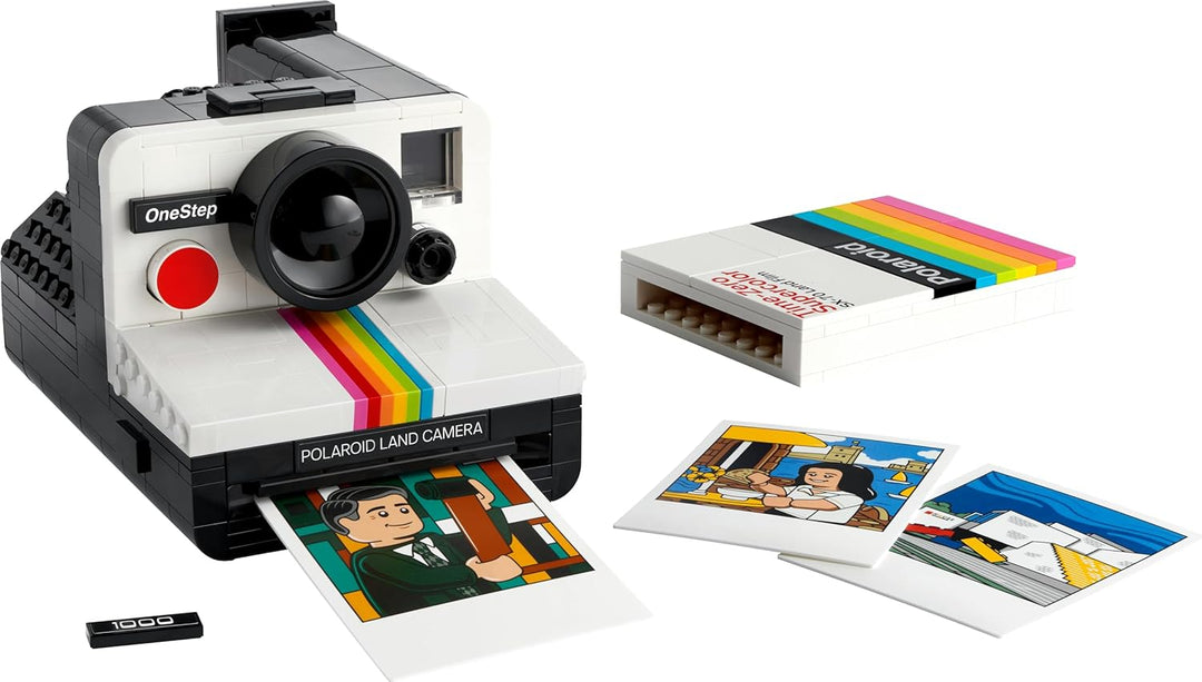 Lego Ideas Polaroid OneStep SX-70 Kamera-Set für Erwachsene, Sammlerstück mit authentischen Details,