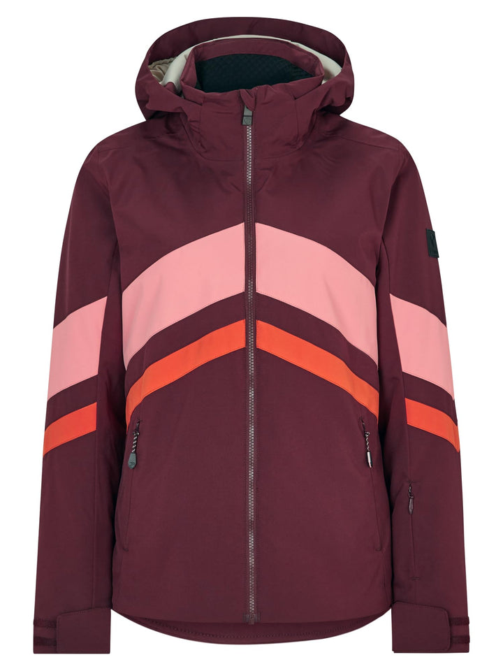 Ziener Damen Telia Ski-Jacke/Winter-Jacke | warm, atmungsaktiv, wasserdicht (1er Pack) 36 velvet red