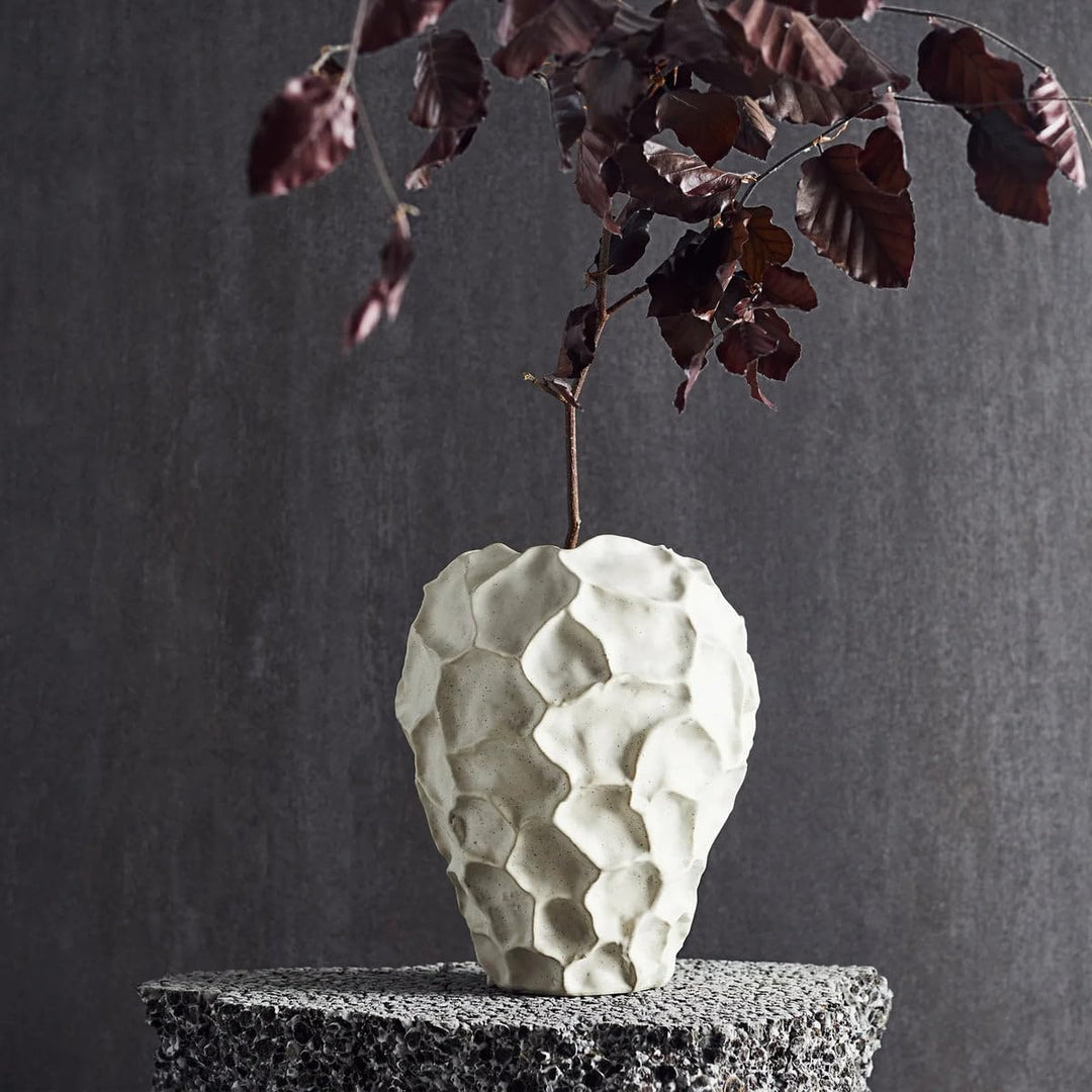 Vase Soil, Stoneware, Rust, H: 21,5 Ø: 18
