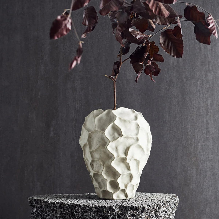 Vase Soil, Stoneware, Rust, H: 21,5 Ø: 18