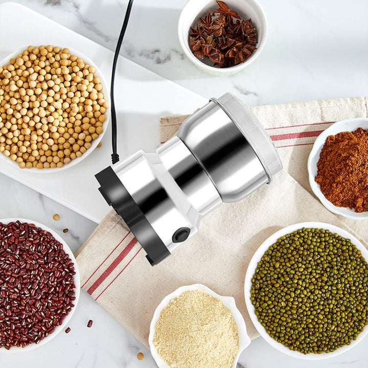 GOTOTOP Getreidemühle Multifunktionale 14500 U/min KaffeemüHle Elektrisch mit Edelstahlklingen für T