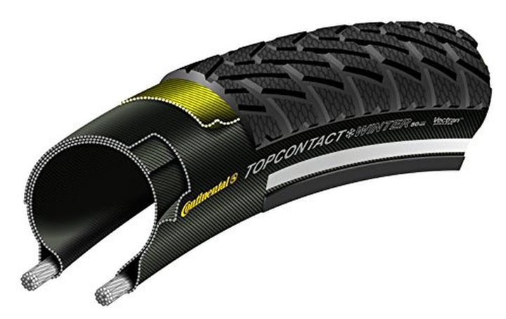 Continental Top Contact Winter II Premium Faltreifen // 50-584 (27,5x2,0') Schwarz, Schwarz