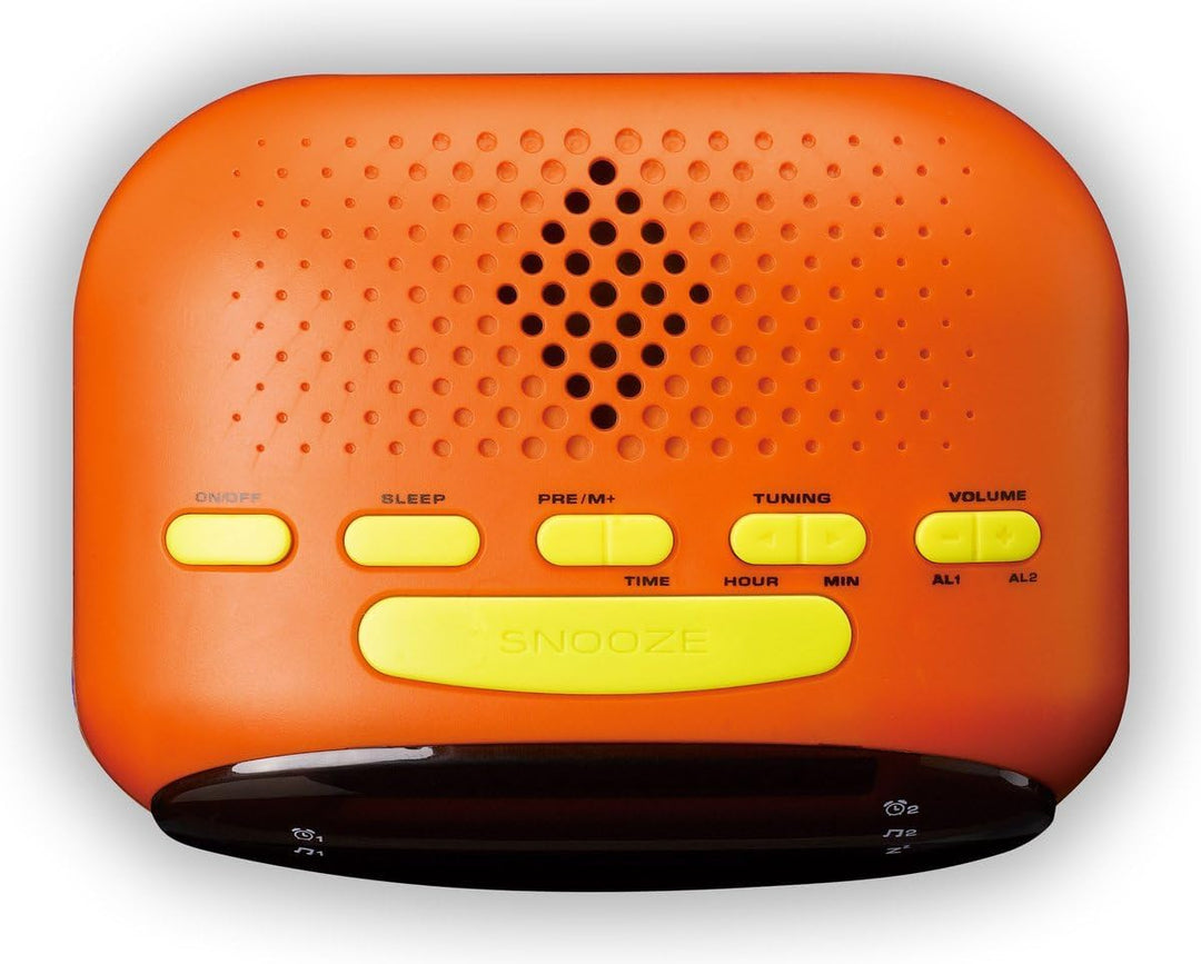 iCES ICR-210KIDS Uhrenradio - Radiowecker für Kinder - PLL FM - Schlummerfunktion - Sleeptimer - Gan