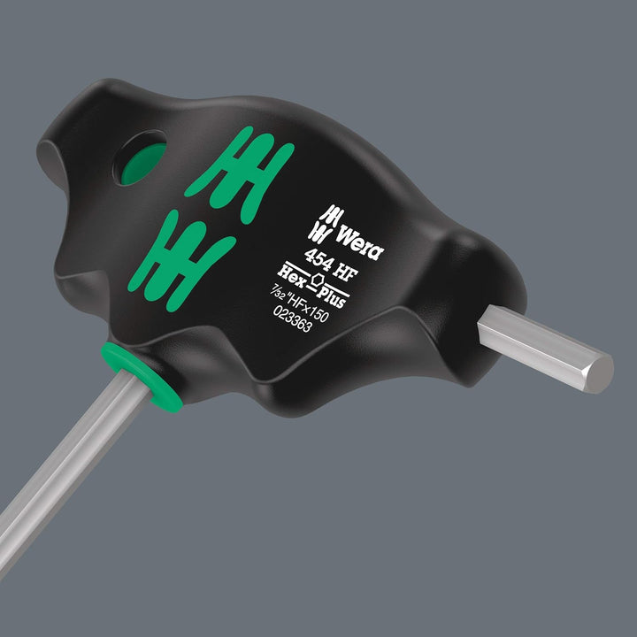 Wera 05023454001 454/10 HF Set Imperial 2, Quergriff-Schraubendreher-Satz, Hex-Plus mit Haltefunktio