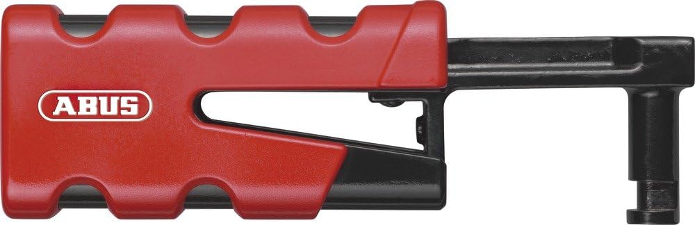 ABUS Bremsscheibenschloss Granit Sledg 77 grip red - Motorradschloss mit sicherem XPlus Zylinder und