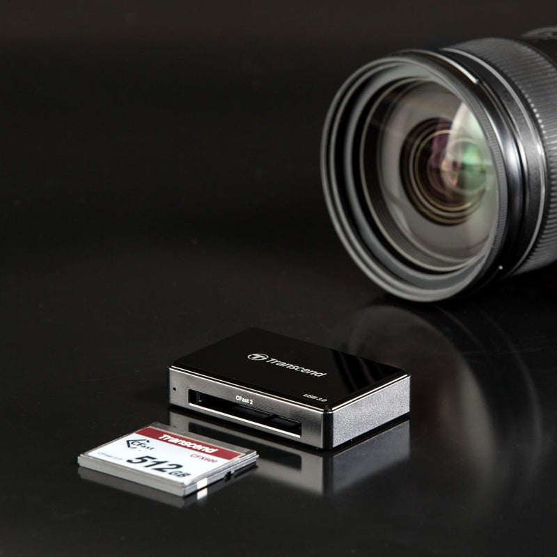 Transcend USB 3.1 Gen 1 CFast 2.0 Kartenleser TS-RDF2, Kartenleser