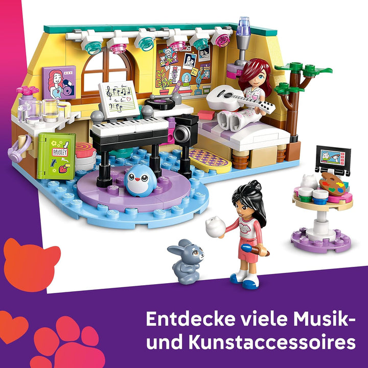 LEGO Friends Paisleys Zimmer, BAU- und Spielset für fantasievolle Rollenspiele, Geschenk für Mädchen