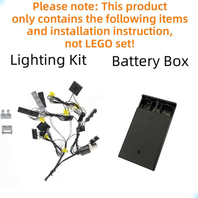 GEAMENT LED Licht-Set Kompatibel mit Lego Super Heroes 1989 Batmobile - Beleuchtungsset für DC 76139