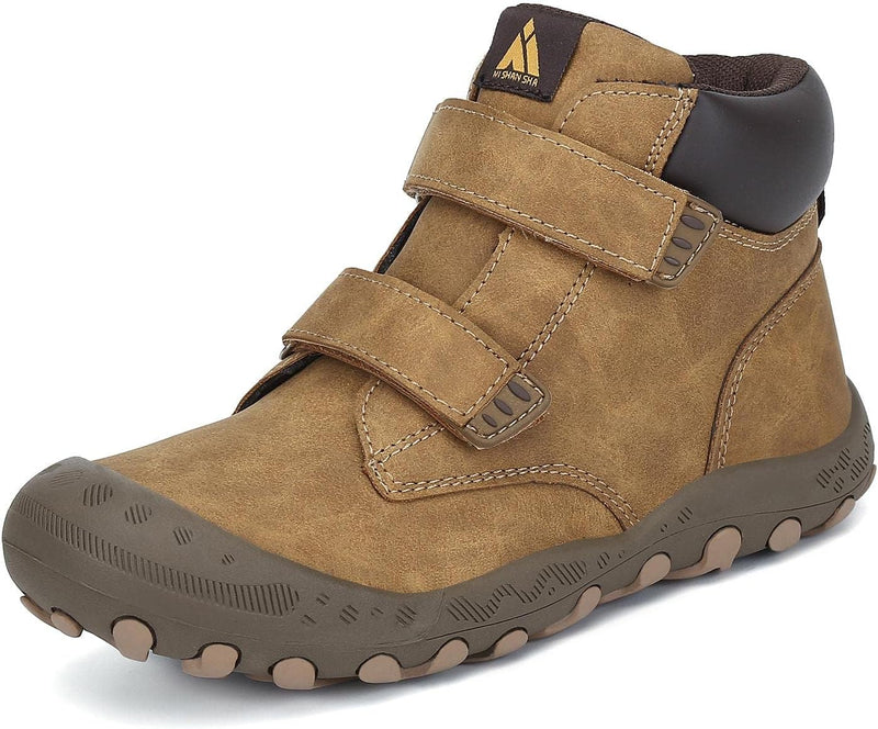 Mishansha Kinder Wanderschuhe Trekking Wanderstiefel Outdoor Trekkingschuhe 28 EU Braun, 28 EU Braun