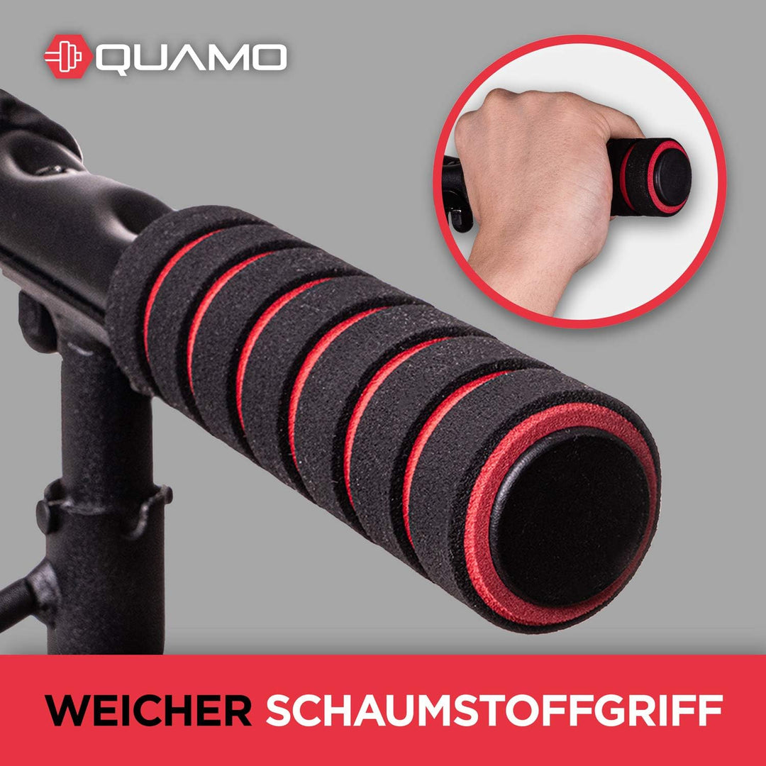 LAVUR Home & Living QUAMO Klimmzugstange für Türrahmen ohne Schrauben - stark belastbare Pull-up Bar