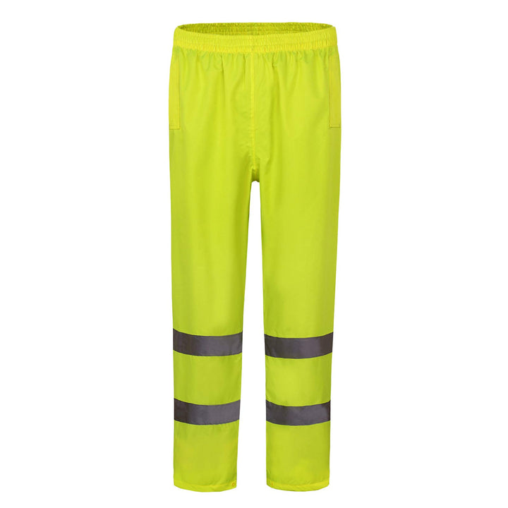 AYKRM Regenhose Fahrrad Gelb Warnschutz Regen-Latzhose gelb warnregenhose Arbeitshose Regenhosen für