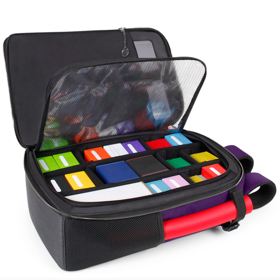 ENHANCE MTG-Rucksack - Sammleredition TCG-Rucksack für Deckboxen, gesleevte Karten, Spielmatten, MTG