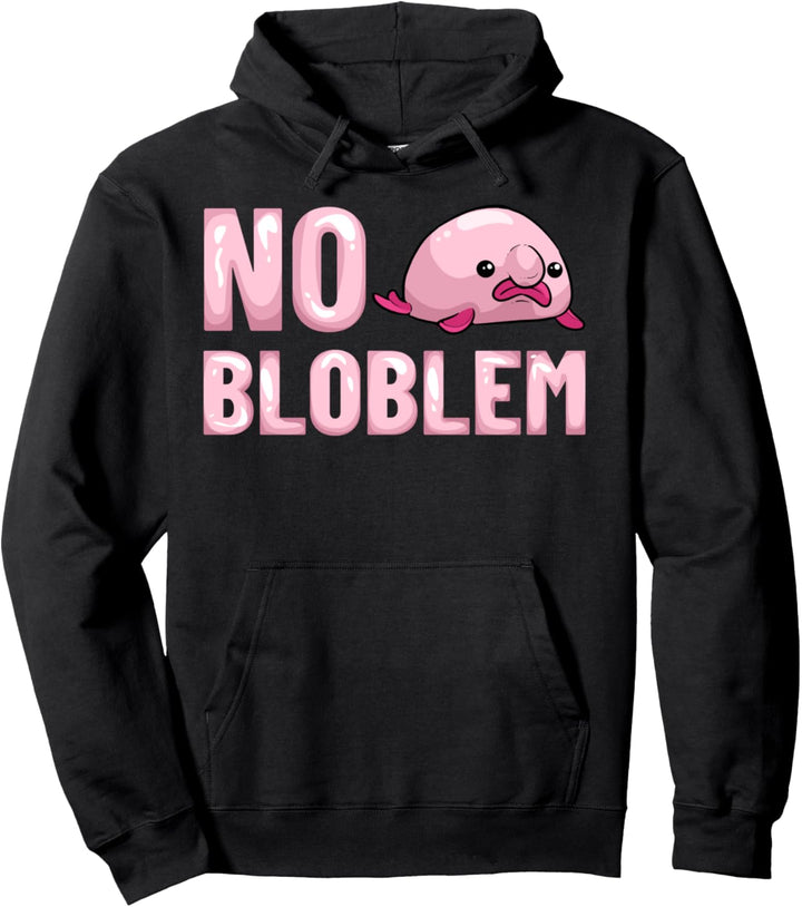 Blobfisch Fisch Lustiger Süsser Pullover Hoodie
