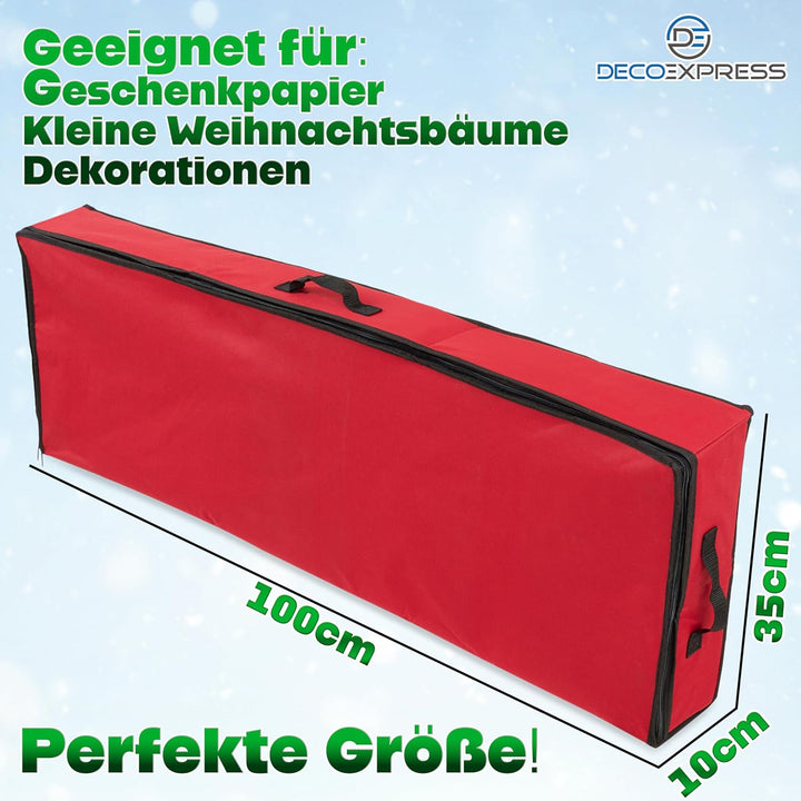 Weihnachtsbaum Lagerung Christmas Tree Aufbewahrungstasche mit Reissverschluss & Tragegriff, Tannenb
