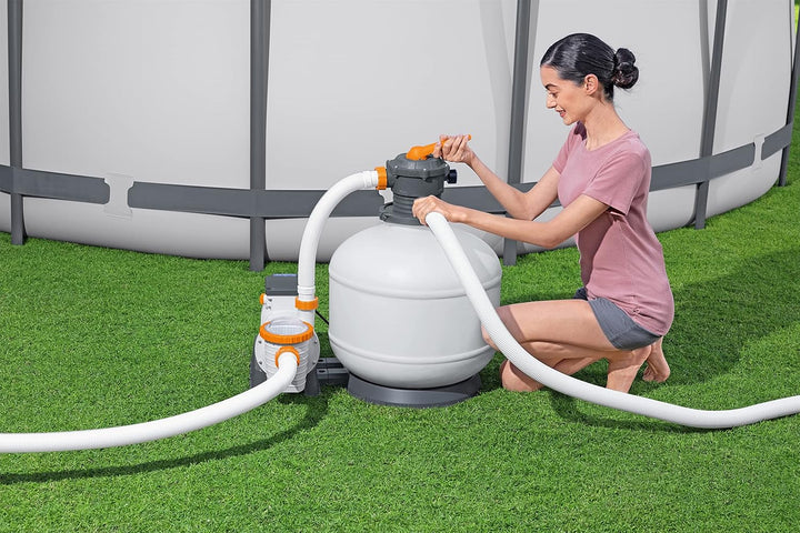 Bestway Water_Pump Flowclear Sandfilterpumpe für Pool 11 355 l 11 355 l/h, 11 355 l/h