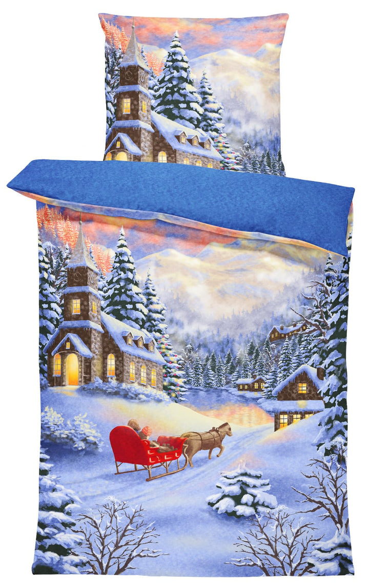one-home Winter Bettwäsche Thermo Fleece Kuschelig Warme Bettbezüge Flauschig Warm Weich, Grösse:2 t