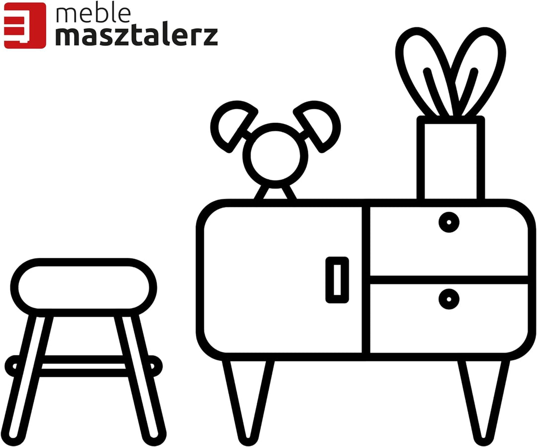 meble masztalerz TV Hängeschrank Schwarz Hochglanz mit 2 Ablagen und 2 Türen, 120 cm, Lowboard, TV S