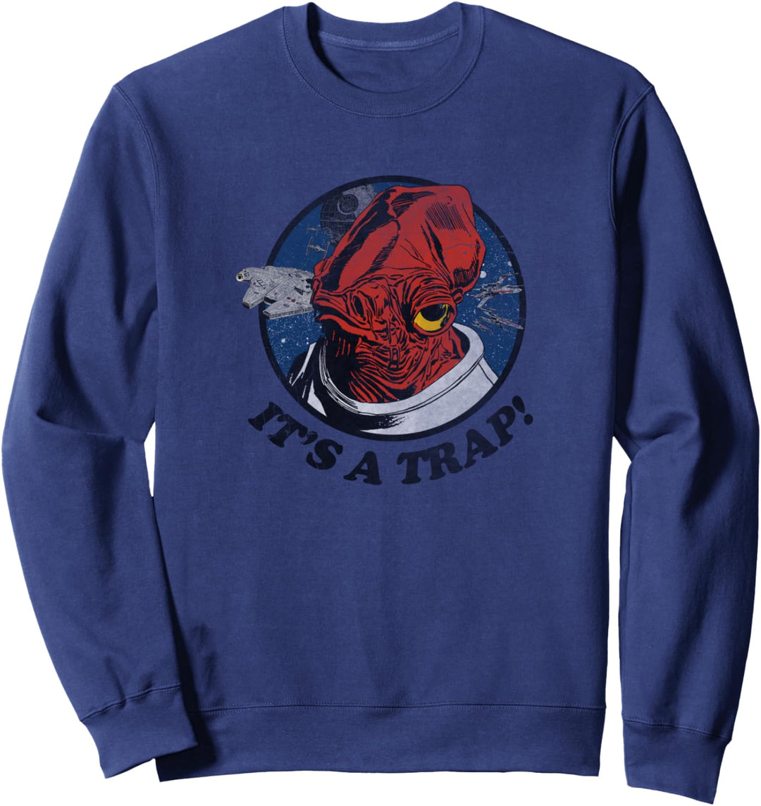 Star Wars Admiral Ackbar Falcon IT'S A TRAP! Sweatshirt