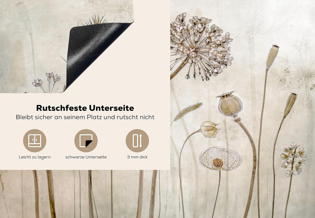 KitchenYeah© Herdabdeckplatte Einteilig Ceranfeld Abdeckplatte für Induktionsschutz Ceranfeldabdecku