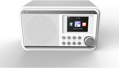 Albrecht DR490 Hybridradio mit Farbdisplay, 27491, DAB/Internet/UKW-Empfang, Radiosteuerung via Smar