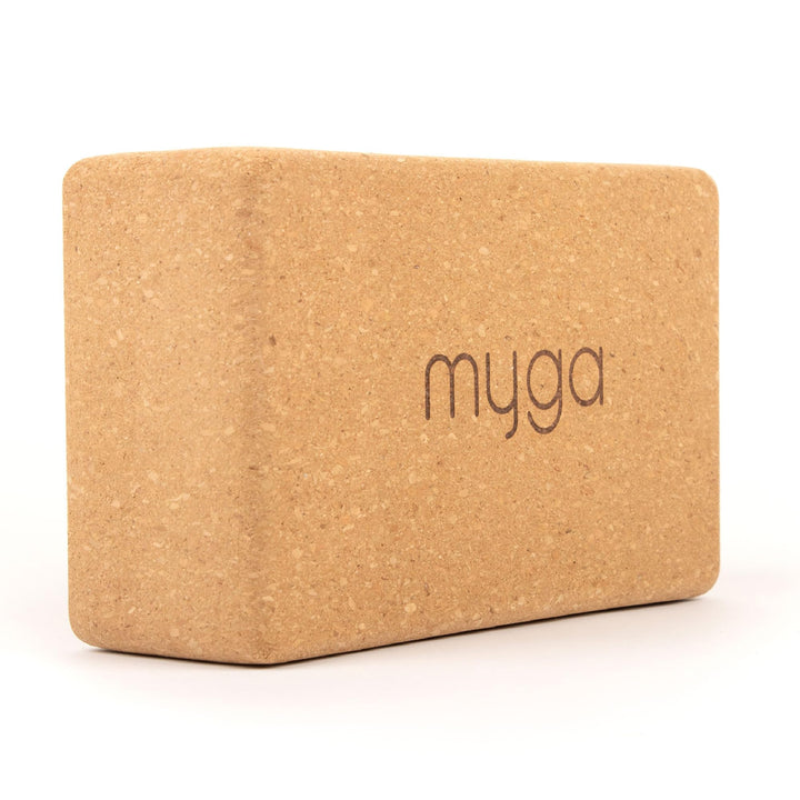 Myga Kork Yoga Block | Rutschfest &amp; Robust | Unterstützung bei Yoga- und Pilatesübungen | Ideal für