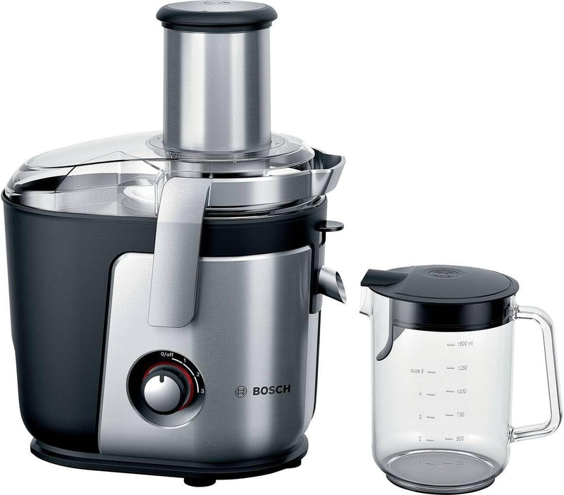 Bosch Entsafter VitaJuice 4 MES4010, Entsafter für Obst und Gemüse, extra grosser Einfüllschacht, 1,