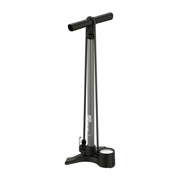 Lezyne 4712805989VAR2 - Pumpe Aluminium inflator stehend Macro Floor Drive 220PSI ABS-1 Chuck Flach,