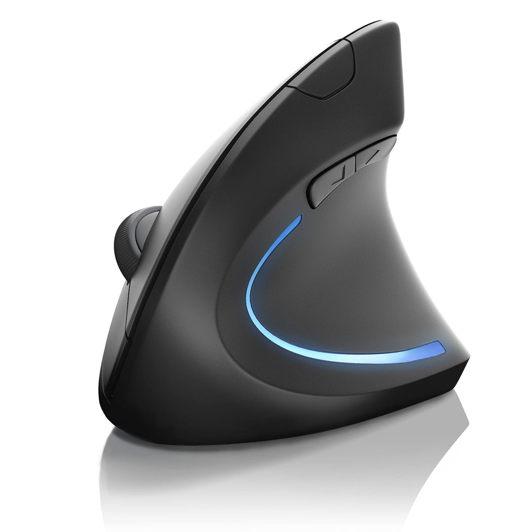 CSL – Wireless Vertikal Maus Bluetooth – kabellose Vertikalmaus Ergonomisches Design – Vorbeugung ge
