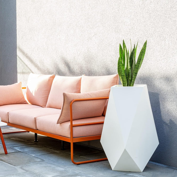 Monumo®️ Leuchtender Blumentopf Gross 80 cm x 42 cm x 42 cm | geeignet für Haus, Büro, Garten, Patio