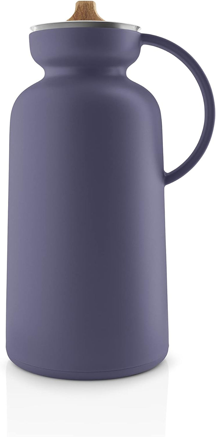 EVA SOLO | Silhou. Isolierkanne 1l white |Zu 100% tropffreie Isolierkanne mit Stahleinsatz | Violet