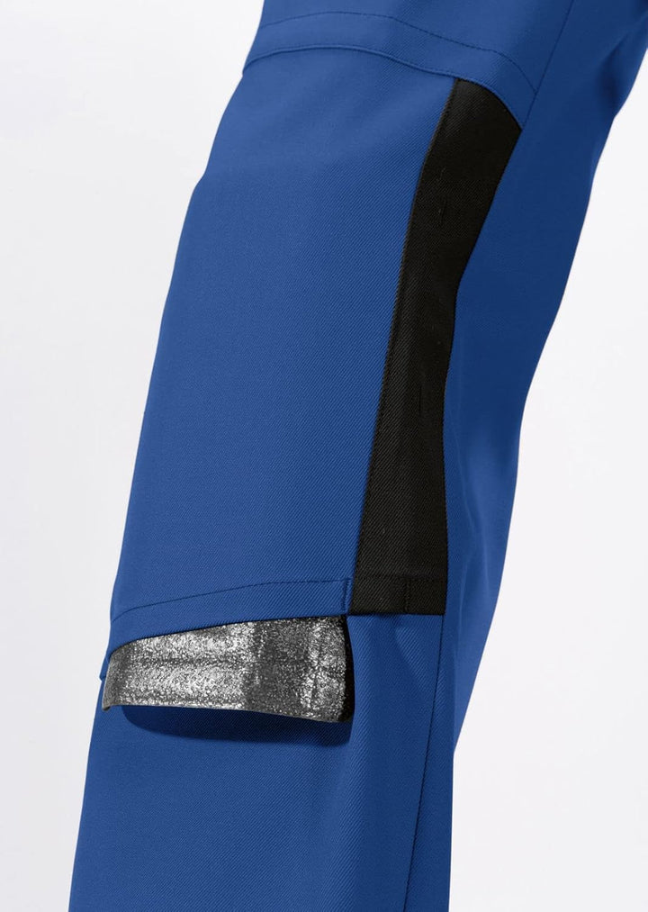 BP 2401-820-1332-52s Latzhose, Stretch-Hosenträger mit Clipbefestigungen, 320,00 g/m², königsblau/sc