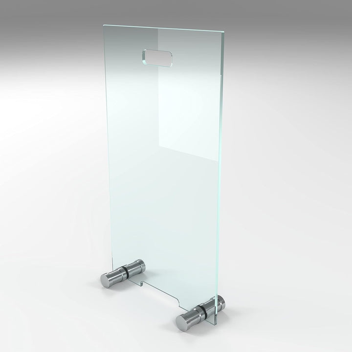 BIJON Kaminschutzgitter aus Spezial-Sicherheitsglas, Hitzeschutz Funkenschuztgitter, Ofenschutzgitte