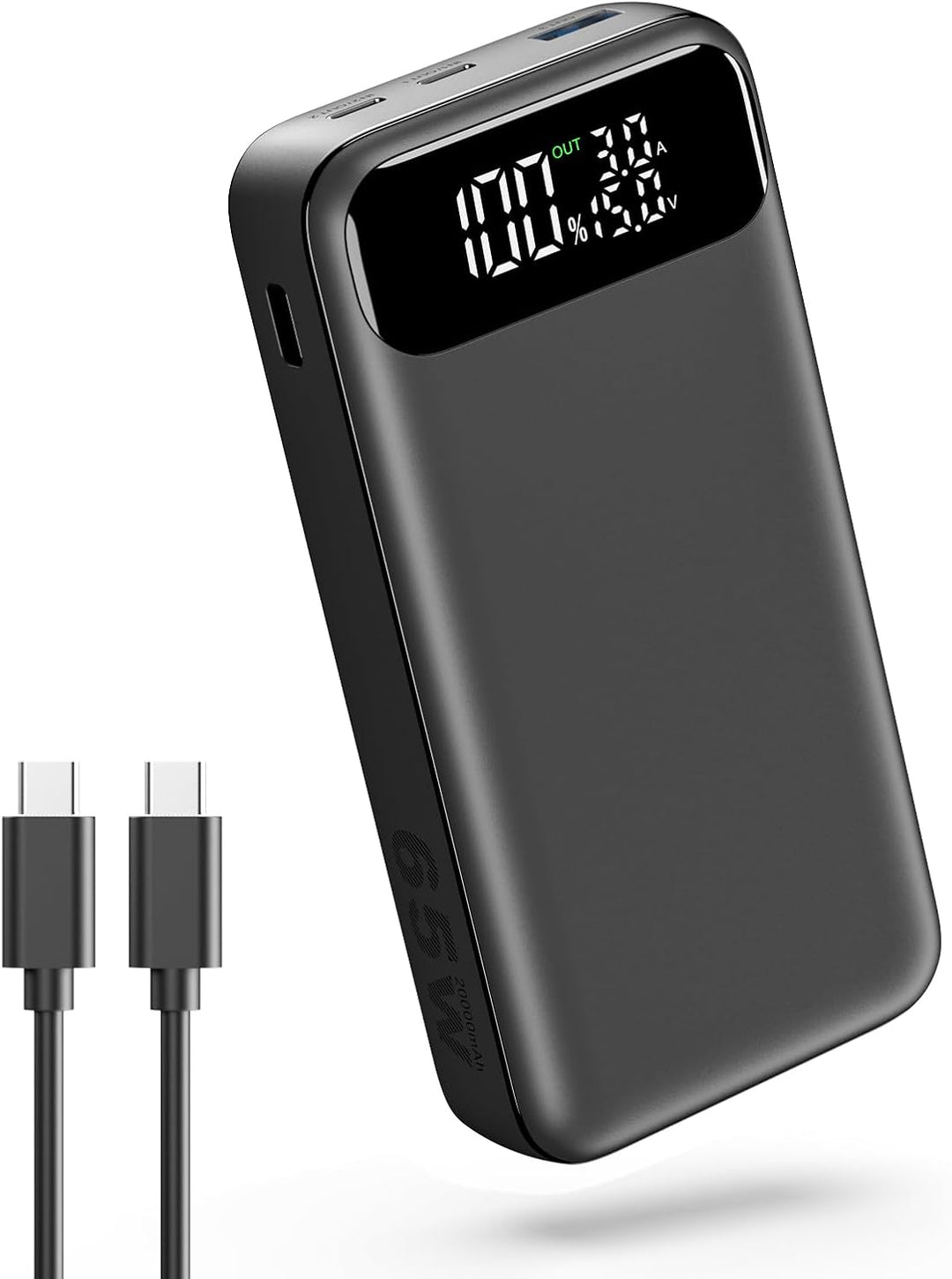 A ADDTOP Power Bank, 20000mAh 65W Phone & Laptop Powerbank, Externe Handyakkus Schnelles Aufladen US