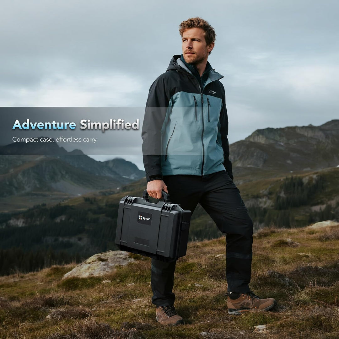Lykus Titan MM510 Wasserdicht Tasche/Koffer/Case für DJI Mini 5 Pro und RC2/RC-N3,inklusive Schulter