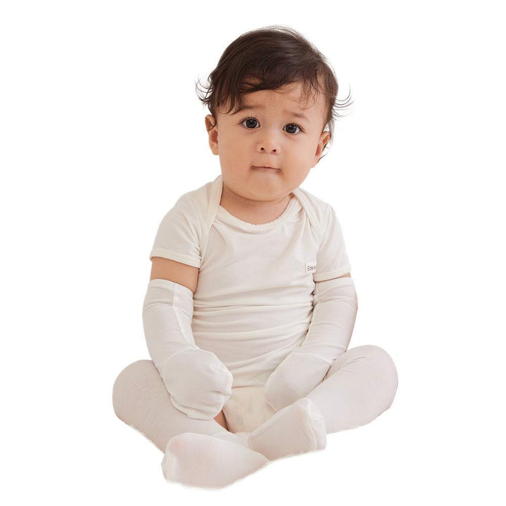 Edenswear Baby und Kleinkind Handschuhe keine Kratzer Tencel Fäustlinge für Ekzeme 12 Monate, 12 Mon