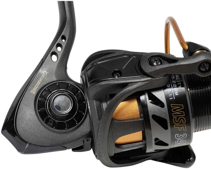 Browning Black Magic MSF Angelrolle Feederrolle Frontbremsrolle zum Feederangeln mit Bremskraft bis