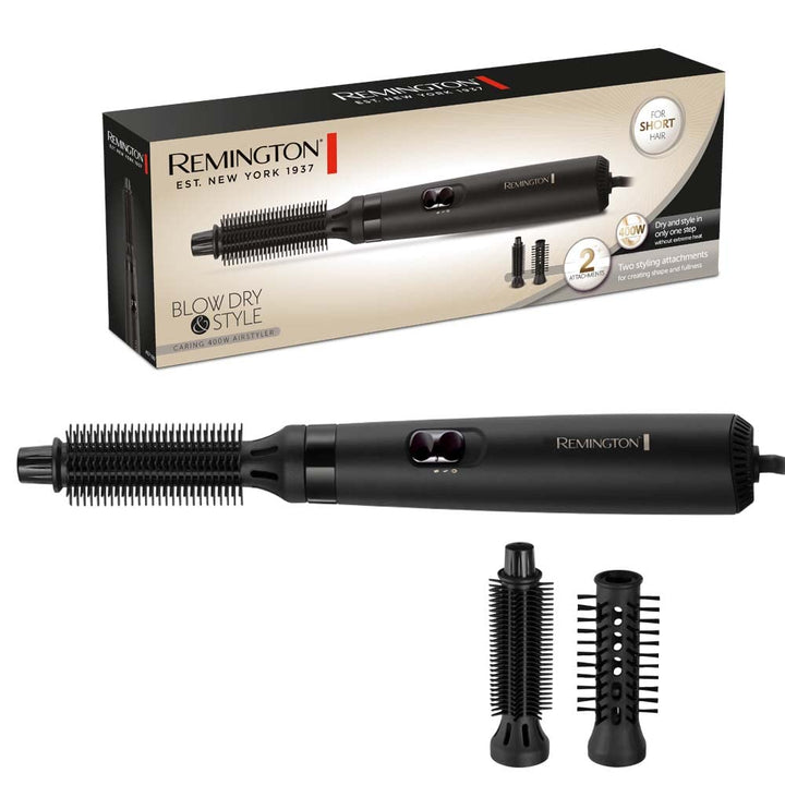 Remington Warmluftbürste [inkl. 2 Aufsätze: 19mm &amp; 25mm Rundbürste] Blow Dry&amp;Style (trocknet &amp; stylt