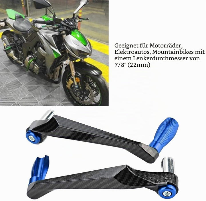 Hapivida Motorrad Lenker Schutz 7/8 Zoll 22 mm Universal Motorrad Hebelschützer CNC Aluminium Lenker