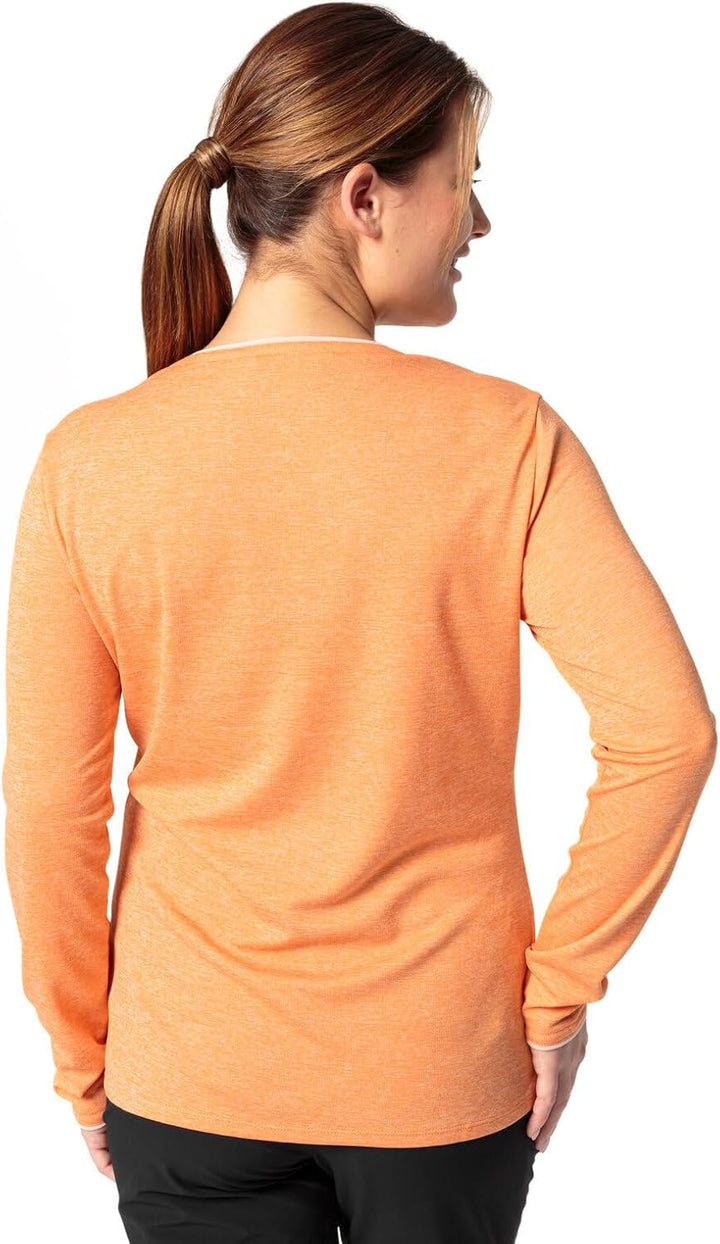 VAUDE Damen Women's Essential Ls T-Shirt T-Shirt 46 Orange (Sweet Orange), 46 Orange (Sweet Orange)