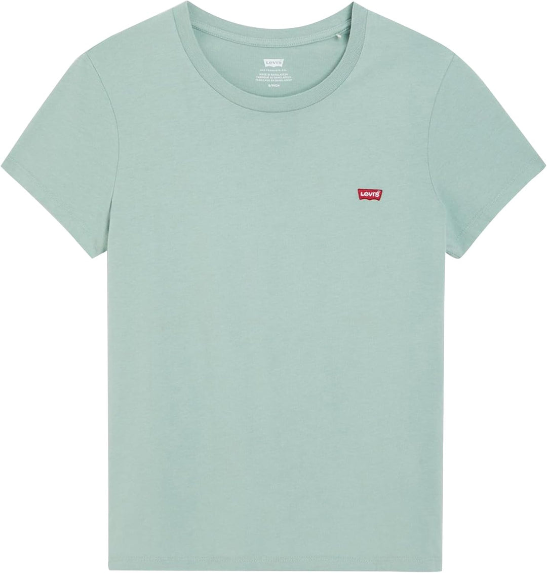 Levi's Damen Perfect Tee XXS Granite Green, XXS Granite Green