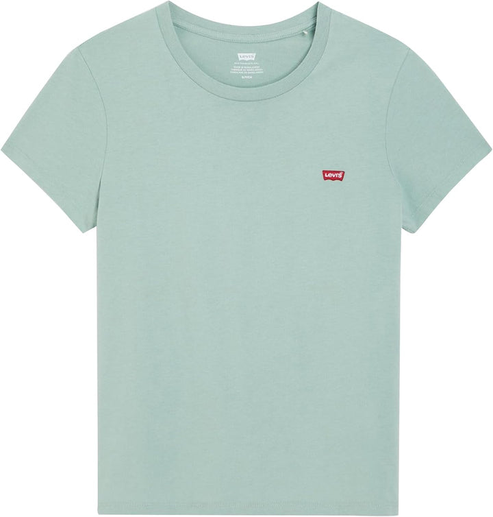 Levi's Damen Perfect Tee XXS Granite Green, XXS Granite Green